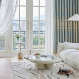 Living Room Curtain European Floor-to-ceiling Window Chenille High-end Home Decoration Embroidery Bedroom Curtains Blackout