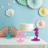 6pcs DIY Felt Table Centerpiece Mermaid Party Decoration Under The Sea Animal Party Balloons Birthday Baby Shower Girl