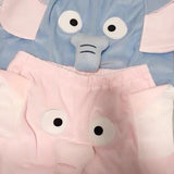 Taooba-Lounge Pyjama Shorts 3D Ears Trunk Cartoon Lovely Elephant Loose Casual Plush Sleepwear Summer Couple Sleep Buttom Home Wear