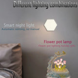 Taooba-Indoor Lighting Creative tabletop resin crafts ornaments Decorative nightlight tulip DIY material pack holiday gift for girls