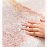 Taooba-Tulip Flower Long Carpet Soft Furry Bedside Rug Living Room Mirror Front Carpet Non-slip Bedroom decoration  Mats