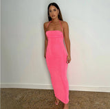 Taooba Sean Backless Fishtail Long Dress