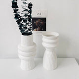 Taooba Matte White Ceramic Vase