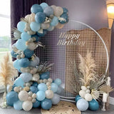 Dusty Blue Balloon Garland Arch Kit Wedding Birthday Party Decoration Kids Globals Confetti Latex Balloon Baby Shower Boy