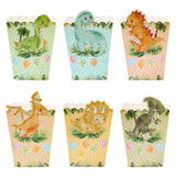 Dinosaur Theme Party Popcorn Boxes Candy Box Dino Dinosaur Party Decor Wedding Baby Shower Kids Girls Birthday Party Supplies