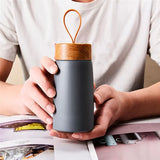 Taooba-1pc 280ml Insulated Coffee Mug 304 Stainless Steel Tumbler Water Thermos Vacuum Flask Water Bottle Portable Mug Thermal Cup