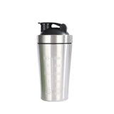 500/750ml Stainless Steel Protein Powder Shaker Bottle Leak Proof Water Bottle for Gym Fitness Sport Whey Shakes Cup with Scale