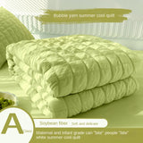 Summer quilt Comforter quilt Seersucker  household machine washable suitable Cool and refreshing이불  Blanket