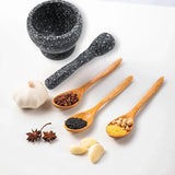 Taooba-UBBT Spice Crusher Bowl Mortar Pestle Spice Pepper Crusher Herbs Grinder Garlic Mixing Bowl Press Bowl Kitchen Tools