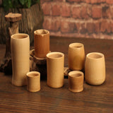 Taooba-Vintage Coffee Juice Milk Cup Natural Bamboo Drinking Cup Tea Beer Japan Style Wooden Cup Breakfast Beer Milk Drinkware New