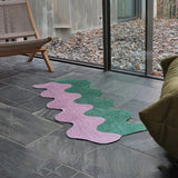 Taooba-Long Irregular Fluffy Tufting Carpet Room Bedside Floor Mat Rug Anti Slip Bathroom Carpet Entrance Rug Mat Kitchen Door Mats