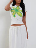 Taooba Rena Floral Print T-Shirt