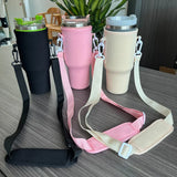 Taooba-1pc 40oz Nuovoware Water Bottle Carrier Bag for Stanley Quencher Adjustable Shoulder Strap Mug Cover Bottle Holder Cup Sleeve