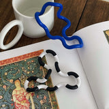 Taooba-Abstract Art Decoration Mobius Ring Memphis Style Twist Decoration Desk Ornament Mini Medieval Living Room Decoration Home Decor