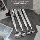 Taooba-1Pcs Stainless Steel Measuring Spoons Multipurpose Creative Baking Cooking Seasoning Measuring Spoons Kitchen Accessories