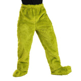 Taooba-Family Matching Plush Sleepwear Pants Green Christmas Homewear Leisure Pajamas Pants