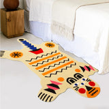 Art Carpet Irregular Shape Tiger Animal Pattern Living Room Rugs Fluffy Non Slip Bedroom Lounge Sofa Coffee Table Mat Customized