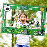 Football Theme Photo Props for Boys Birthday Party Soccer Themed Photo Booth  Frame Kids Birthday Sports Party Decorations