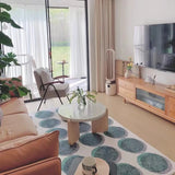 Modern Minimalism Living Room Carpet Light Luxury Art Coffee Table  Plush Mat Advanced Abstract IG Bedroom Rug Ковер Tapis 러그