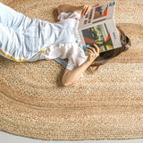 Living Room Home Decoration Carpet Natural Jute Traditional Hand Knitting Bedroom Rug Wear Resistant Durable Soft Breathable Mat