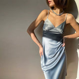 Taooba Satin Serenade Camisole Dress