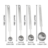 Taooba-1Pcs Stainless Steel Measuring Spoons Multipurpose Creative Baking Cooking Seasoning Measuring Spoons Kitchen Accessories