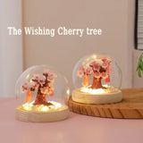 Taooba-Cherry Blossom Tree Nightlight diy material package handmade desktop ambience luminous decoration for