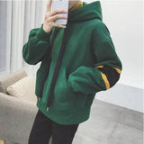 Taooba Sweatshirts for Man No Logo Green Men's Clothing Patchwork Hooded Hoodies Half Zip Sweat Shirt Welcome Deal One Piece Winter Emo