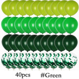 Taooba Color Palette Retro Green Balloon Garland Arch Kit Wedding Birthday Balloons Decoration Party White Balloons For Baby Shower Decor Supplies