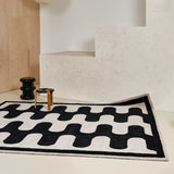 New Modern Fashion IG Living Room Rugs Checkerboard Senior Bedroom Large Area Decorative Carpet Thickening Trendy Art Floor Mat