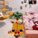 Art Carpet Irregular Shape Tiger Animal Pattern Living Room Rugs Fluffy Non Slip Bedroom Lounge Sofa Coffee Table Mat Customized