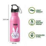 500ML American Children's Stainless Steel Sport Water Bottle Portable Outdoor Cycling Camping Bicycle Bike Kettle Seal leakproof