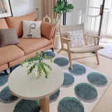 Modern Minimalism Living Room Carpet Light Luxury Art Coffee Table  Plush Mat Advanced Abstract IG Bedroom Rug Ковер Tapis 러그