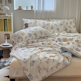 Summer Duvet Quilt Ins Cartoon Girl Heart  Cotton Summer Quilt Cool Blanket With Double Air Conditioning Quilt Washable Soft