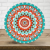 Taooba-8pcs/set DIY Diamond Painted Coaster Mandura Coaster Animal Diamond Embroidery Round Coasters Table Placemat Home Decor