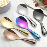 Taooba-Stainless Steel Rice Spoon Large Capacity Rice Paddle Deepen Thicken Soup Spoon Kitchen Cooking Tools Tableware Dropship