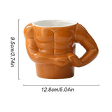 1pc Creative 3D Muscle Man Mug Ceramic Coffee Milk Cup Personality Funny Water Cup Birthday Gift for Man Home Decor Kitchenware