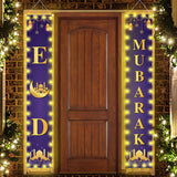 Eid Mubarak Door Banner Ramadan Kareem Banner Ramadan Decoration For Home Islamic Muslim Party Decor Eid Al Adha Gifts