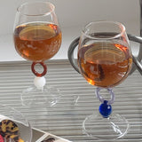 Taooba Bead Ring Wine Glass