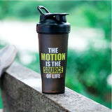 1pc Shaker Bottles with Stirring Ball Gym Sports Protein Powder Mixing Bottle Outdoor Portable Leak Proof Plastic Cup Drinkware