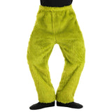 Taooba-Family Matching Plush Sleepwear Pants Green Christmas Homewear Leisure Pajamas Pants