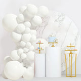 White Gold Balloon Garland Arch Kit Happy Birthday Party Decoration Kids Wedding Birthday Balloon Latex Baloon Baby Shower