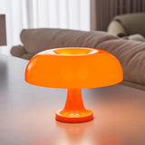 Taooba Christmas gift Classic Mushroom Table Lamp Modern Bauhaus Art Table Lamp Bedroom Bedside Lamp Danish Designer Orange Decorative Table Lamp