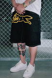 Taooba-Y2K clothing denim shorts hip hop trend American Harajuku men women's street clothing 2023 summer new casual baggy jean shorts