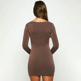 Taooba Truly Basic Mini Bodycon Dress