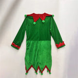 Taooba Women Girl Elf Outfits Christmas Hat Boot Belt Dress Stocking Costume Elf Cosplay Outfits for Themed Party