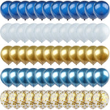 Taooba Color Palette Balloons Garland Arch Set Blue Metal Gold Confetti Ballons Wedding Background Happy Birthday Kids Party Decor Baby Shower Globos