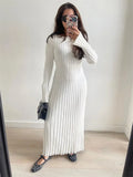 Taooba Your Knit Needs Met Maxi Dress