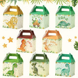 Dinosaur Animal Candy Boxes Dinosaur Birthday Party Decoration Kids Gift Packaging Box Baby Shower Decor Supplies Box Bag