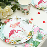 Hawaii Tableware Party Luau Pink Flamingo Party Decor Paper Plate Cup Napkin Birthday Party Summer Hawaii Hawaiian Party Supplie